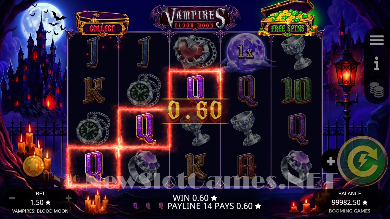 Vampires Blood Moon Slot Slot Image in Demo - pic. 2