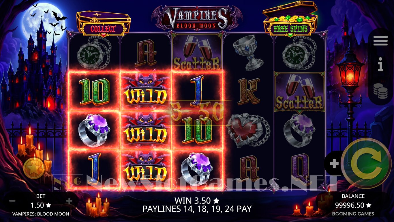 Vampires Blood Moon Slot Slot Image in Demo - pic. 3