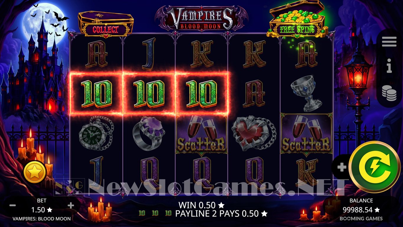 Vampires Blood Moon Slot Slot Image in Demo - pic. 4