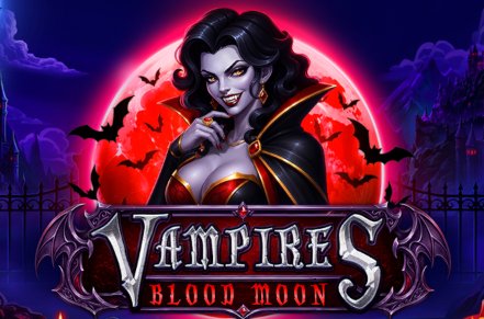 Vampires Blood Moon Slot Logo