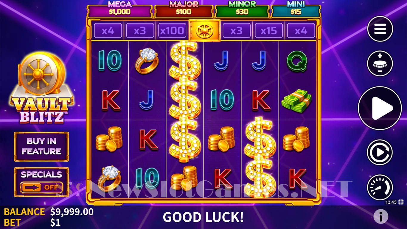 Vault Blitz Slot Demo Image