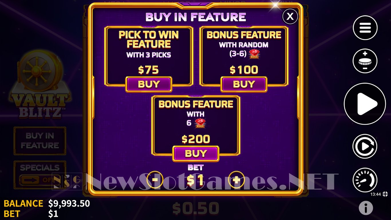 Vault Blitz Slot Slot Image in Demo - pic. 2