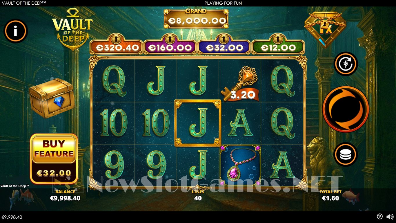 Vault of the Deep Slot Demo Image