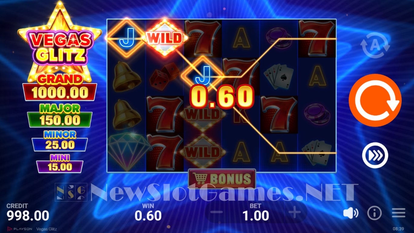 Vegas Glitz Slot Demo Image