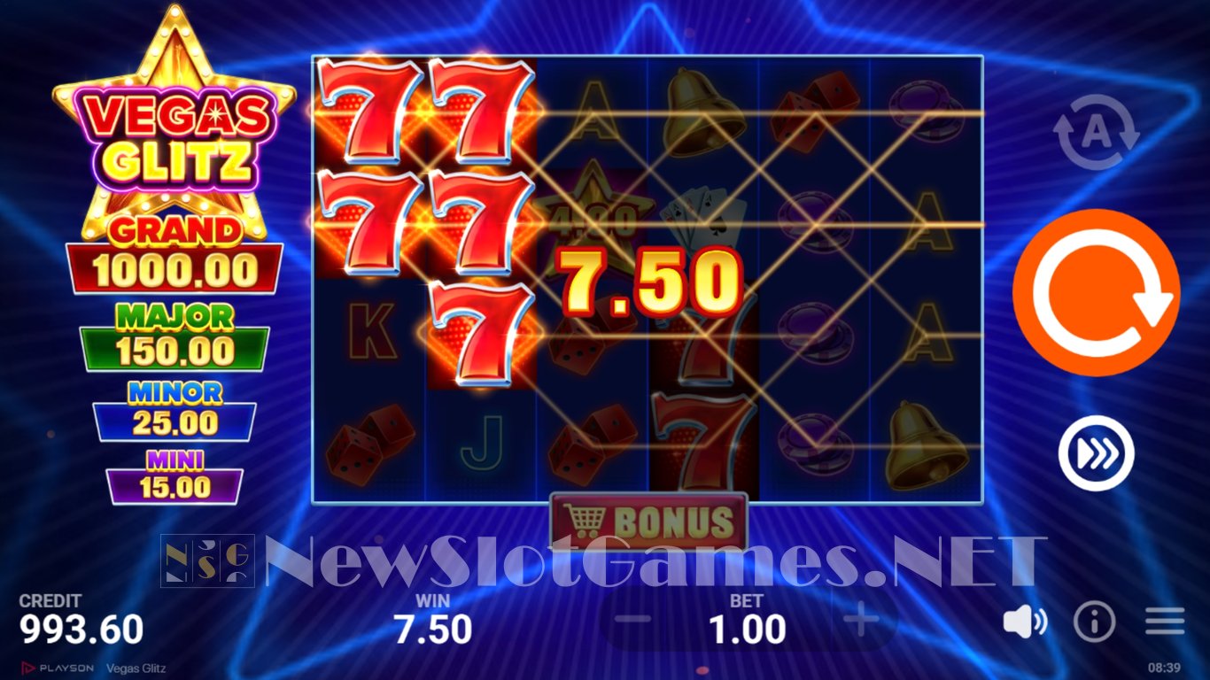 Vegas Glitz Slot Slot Image in Demo - pic. 3