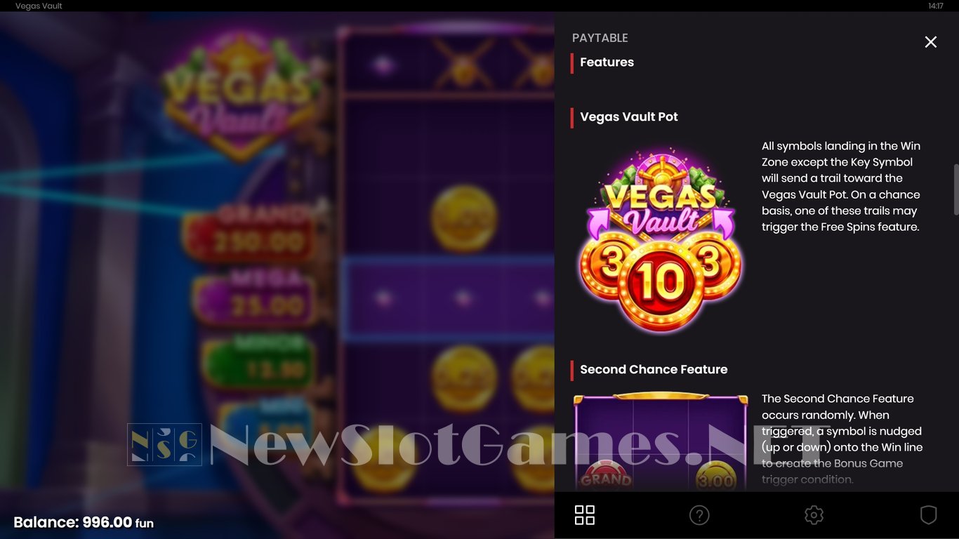 Vegas Vault Slot Slot Image in Demo - pic. 6