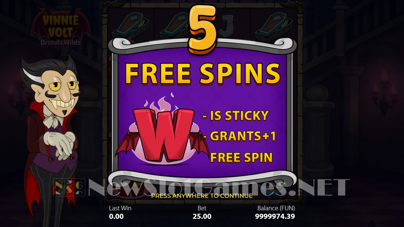Vinnie Volt Dracula Wilds Slot Slot Image in Demo - pic. 5