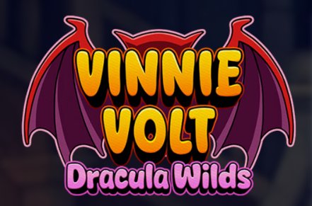 Vinnie Volt Dracula Wilds Slot Logo
