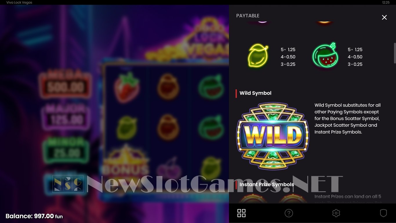 Viva Lock Vegas Slot Slot Image in Demo - pic. 5