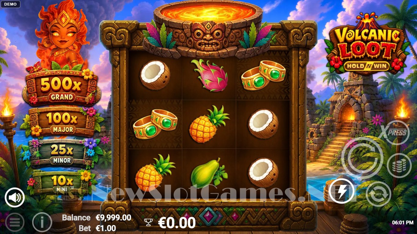 Volcanic Loot Slot Demo Image