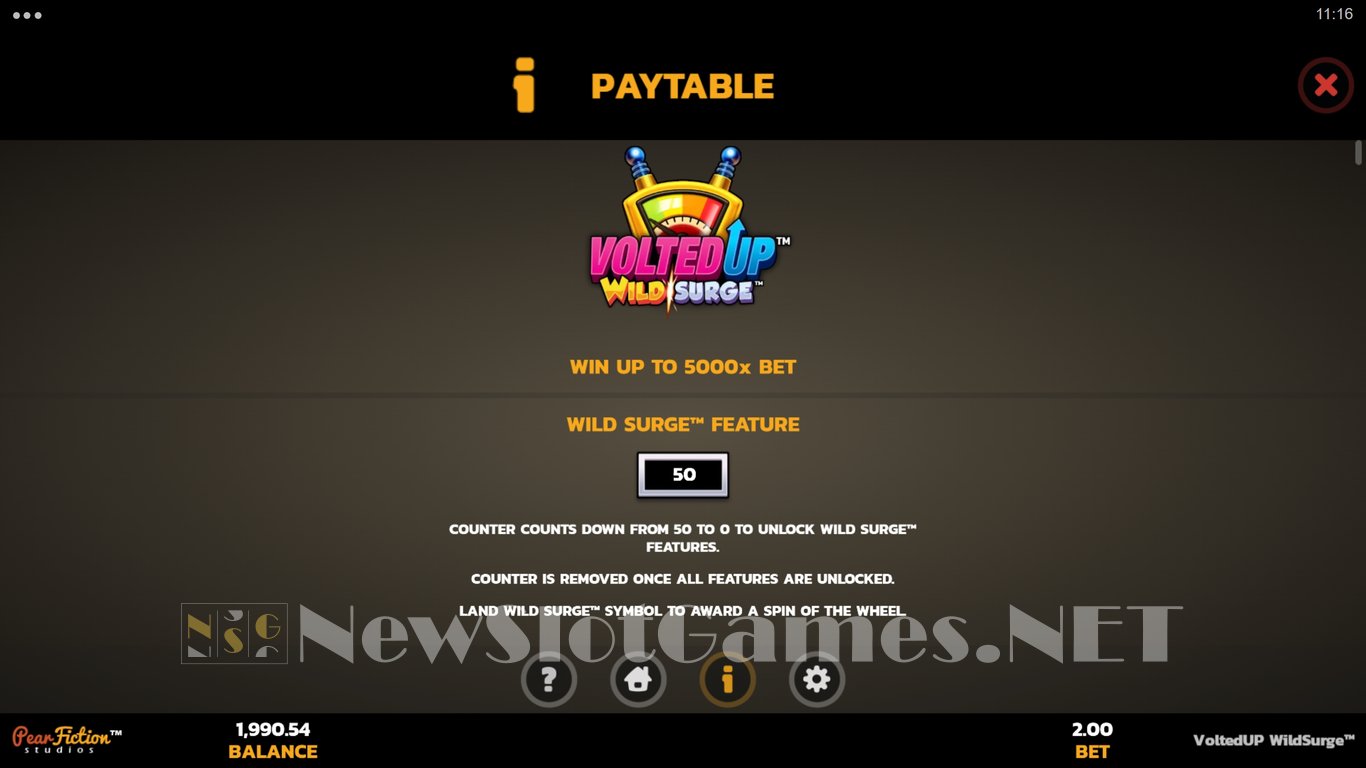 VoltedUP WildSurge Slot Slot Image in Demo - pic. 5