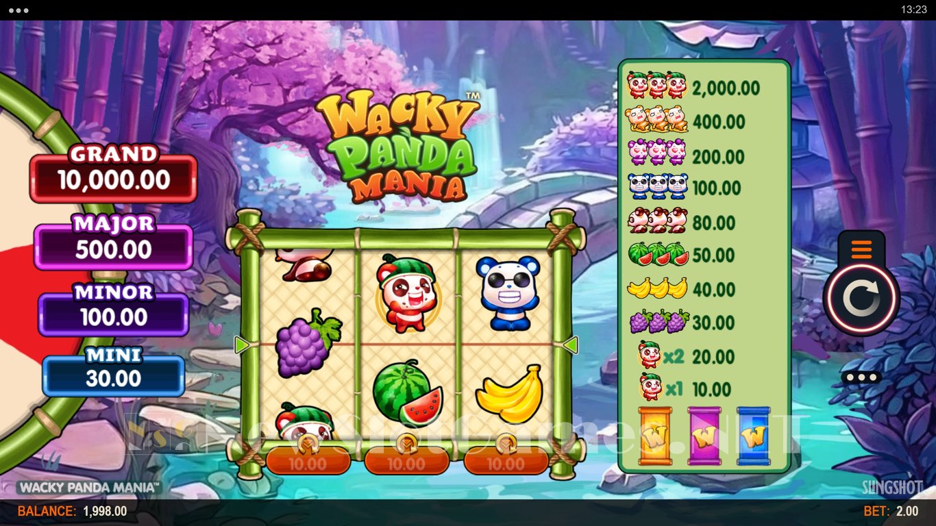 Wacky Panda Mania Slot Demo Image