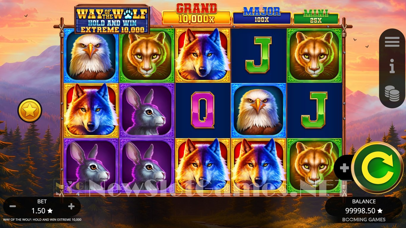Way of the Wolf Hold and Win Extreme 10000 Slot Slot Image in Demo - pic. 2