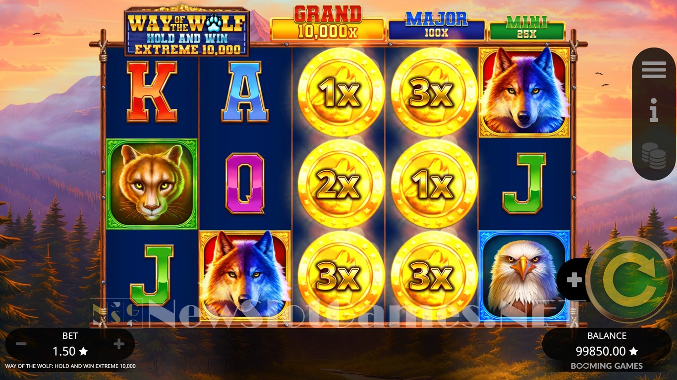 Way of the Wolf Hold and Win Extreme 10000 Slot Slot Image in Demo - pic. 6