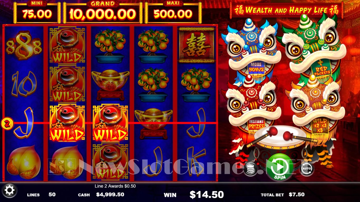 Wealth and Happy Life Slot Slot Image in Demo - pic. 2