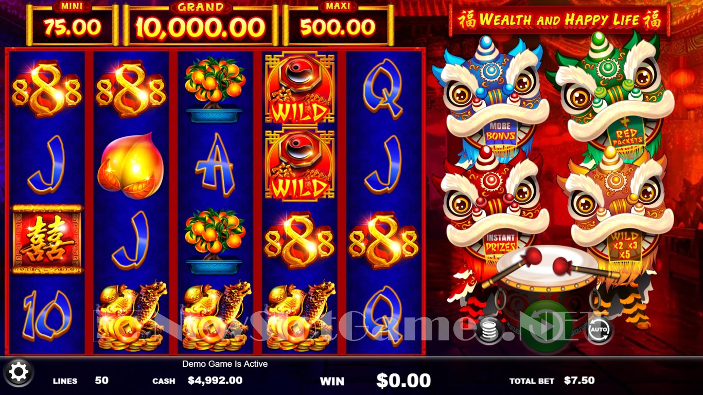 Wealth and Happy Life Slot Slot Image in Demo - pic. 3