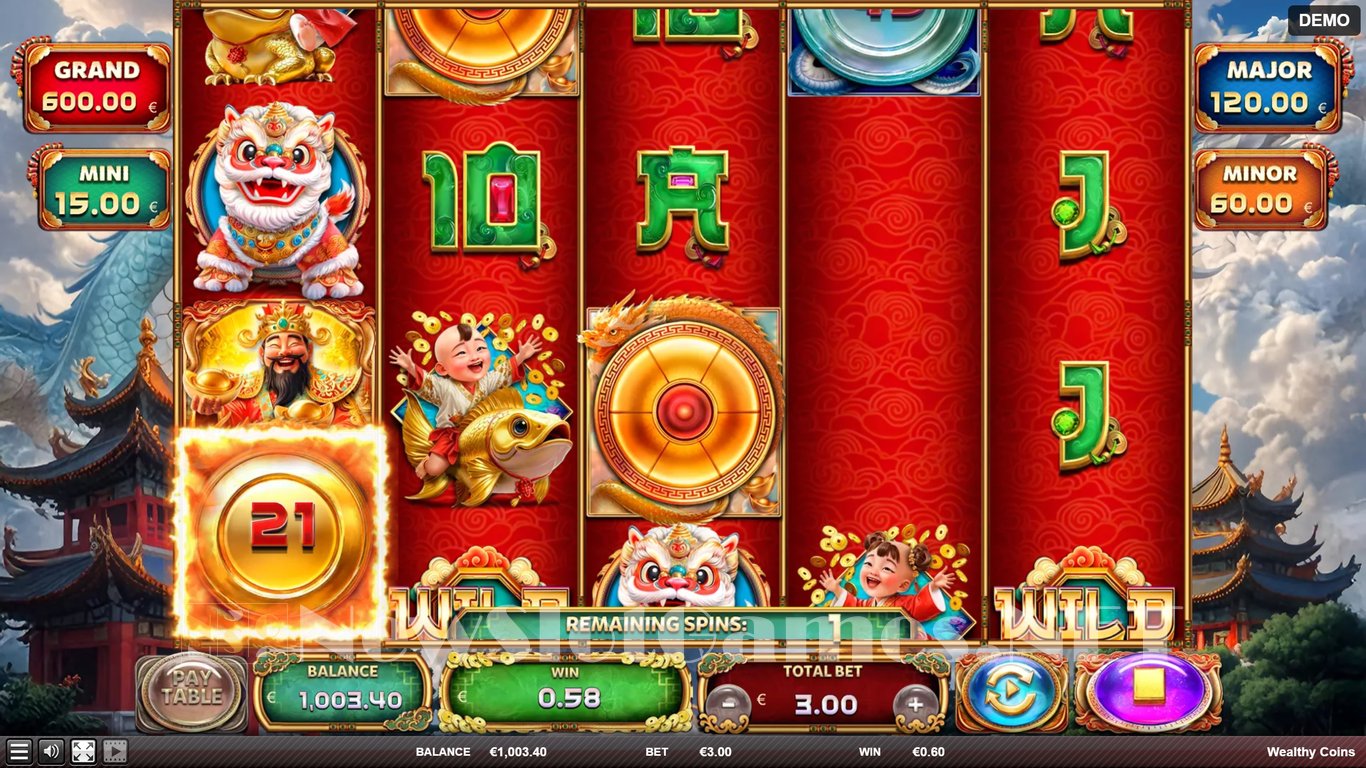 Wealthy Coins Slot Slot Image in Demo - pic. 5