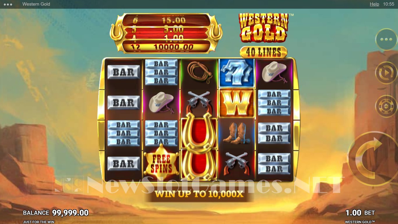 Western Gold 3 Slot Demo Image
