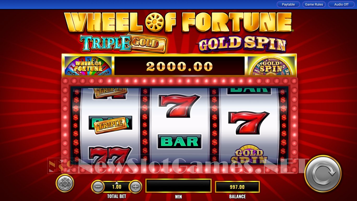 Wheel of Fortune Gold Spin Deluxe Triple Stars Slot Slot Image in Demo - pic. 2