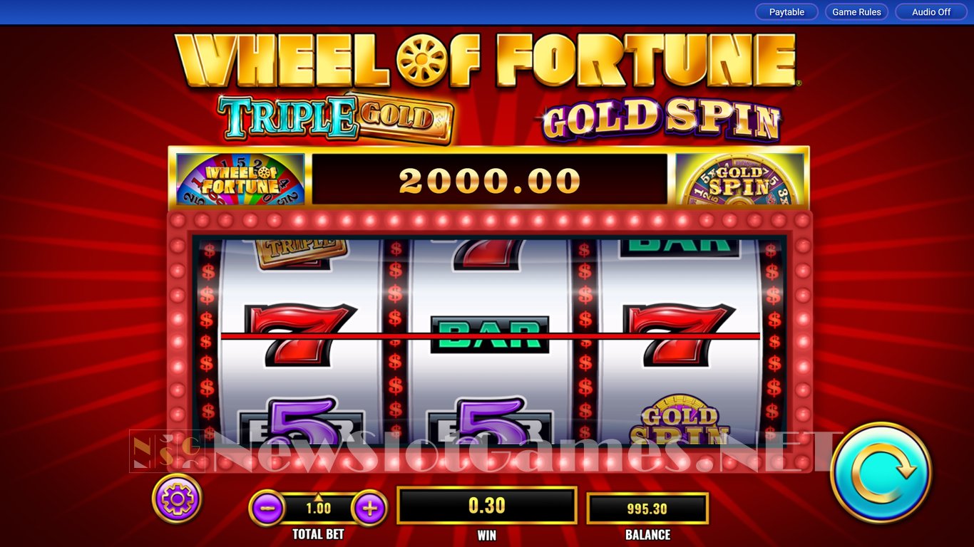 Wheel of Fortune Gold Spin Deluxe Triple Stars Slot Slot Image in Demo - pic. 3
