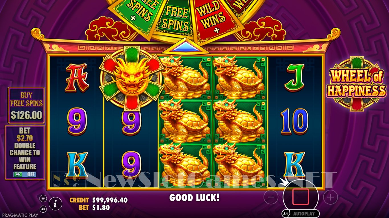 Wheel of Happiness Slot Demo Image