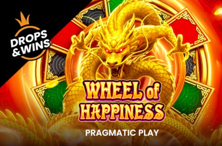Wheel of Happiness Slot Logo