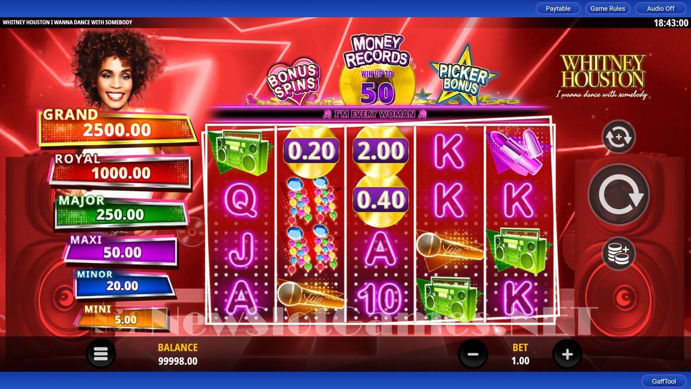 Whitney Houston I Wanna Dance with Somebody Slot Slot Image in Demo - pic. 2