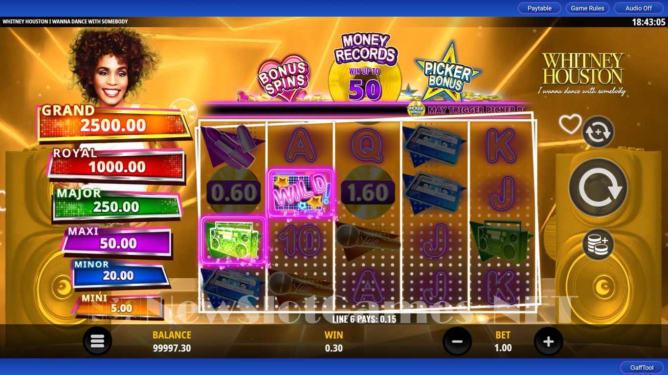 Whitney Houston I Wanna Dance with Somebody Slot Slot Image in Demo - pic. 3