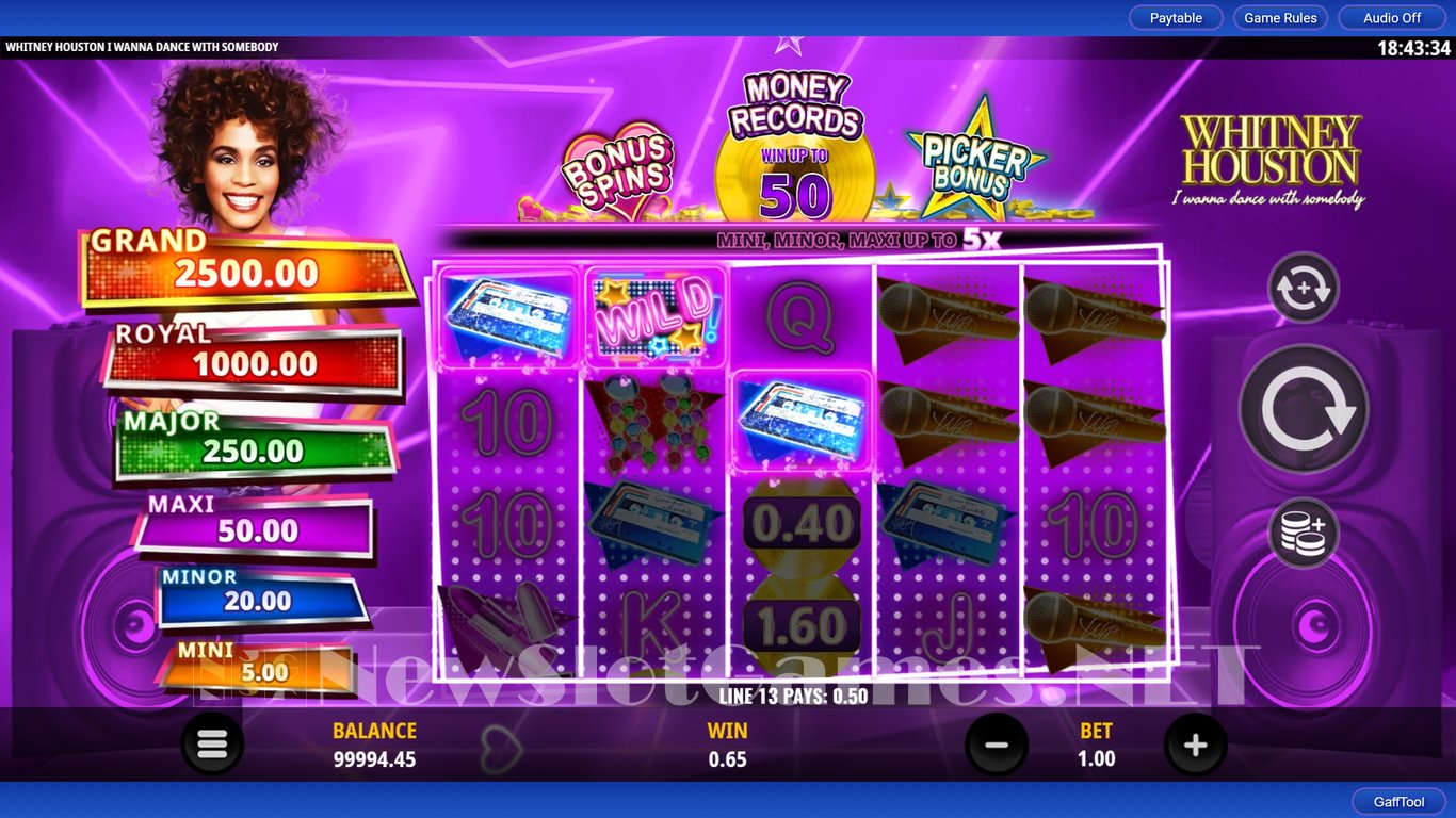 Whitney Houston I Wanna Dance with Somebody Slot Slot Image in Demo - pic. 4