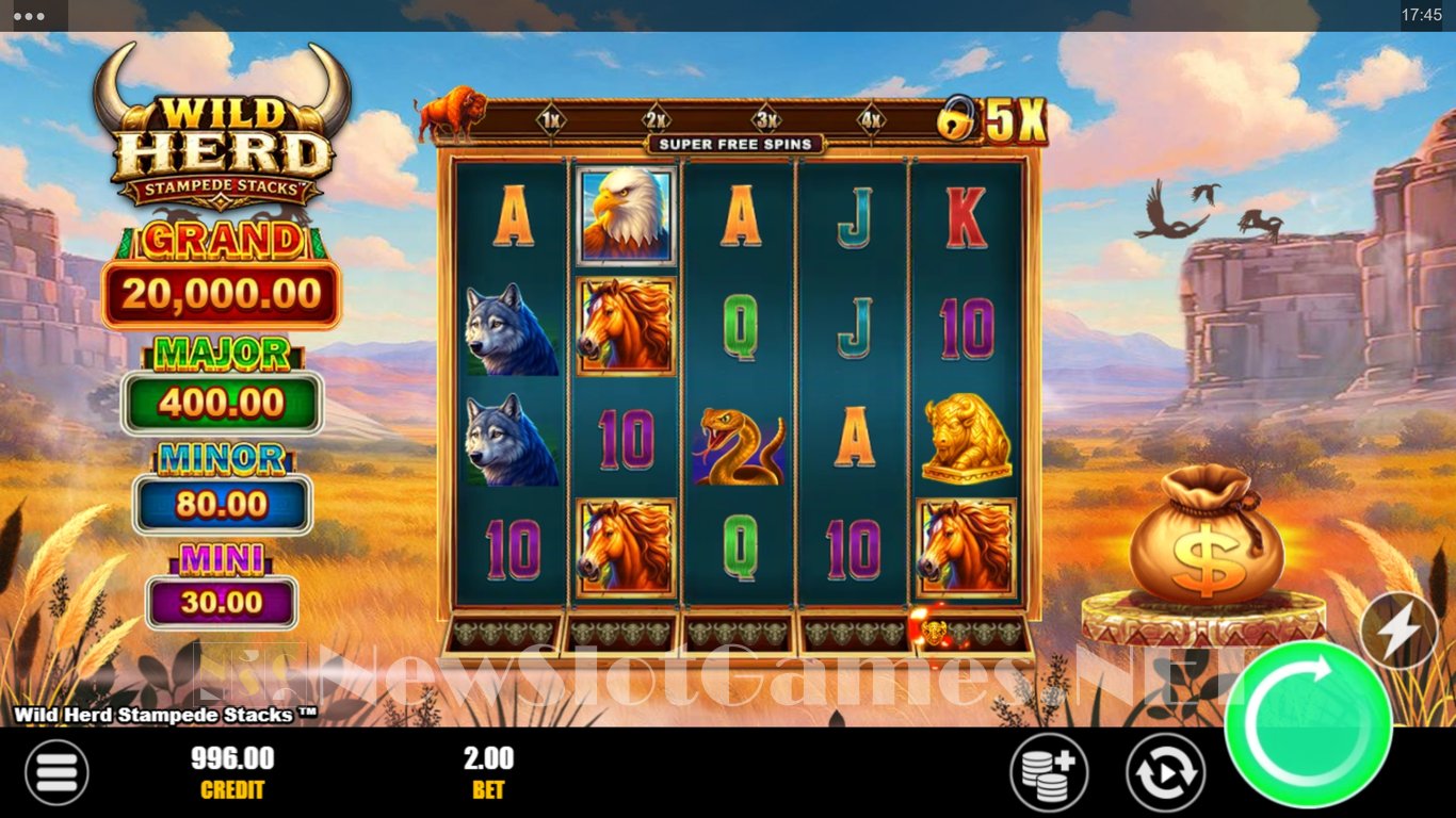 Wild Herd Stampede Stacks Slot Slot Image in Demo - pic. 2