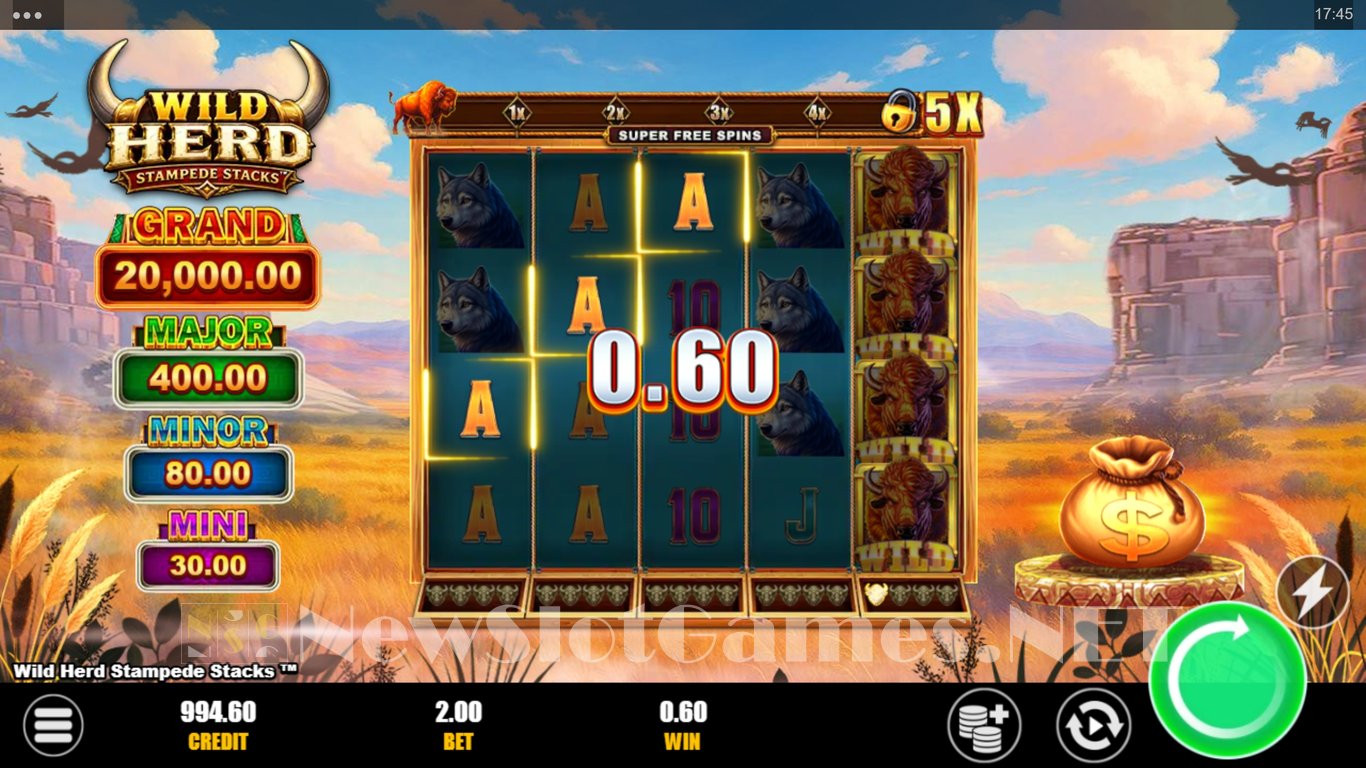 Wild Herd Stampede Stacks Slot Slot Image in Demo - pic. 3