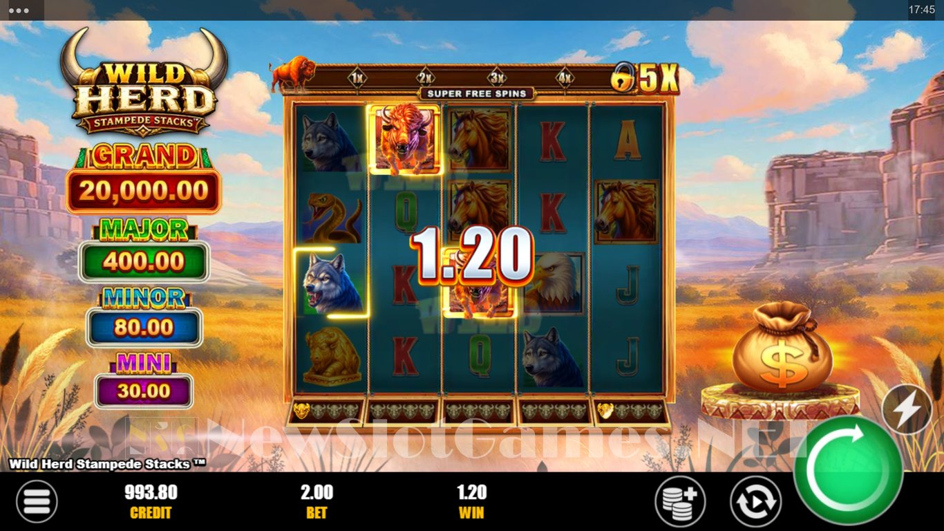 Wild Herd Stampede Stacks Slot Slot Image in Demo - pic. 4