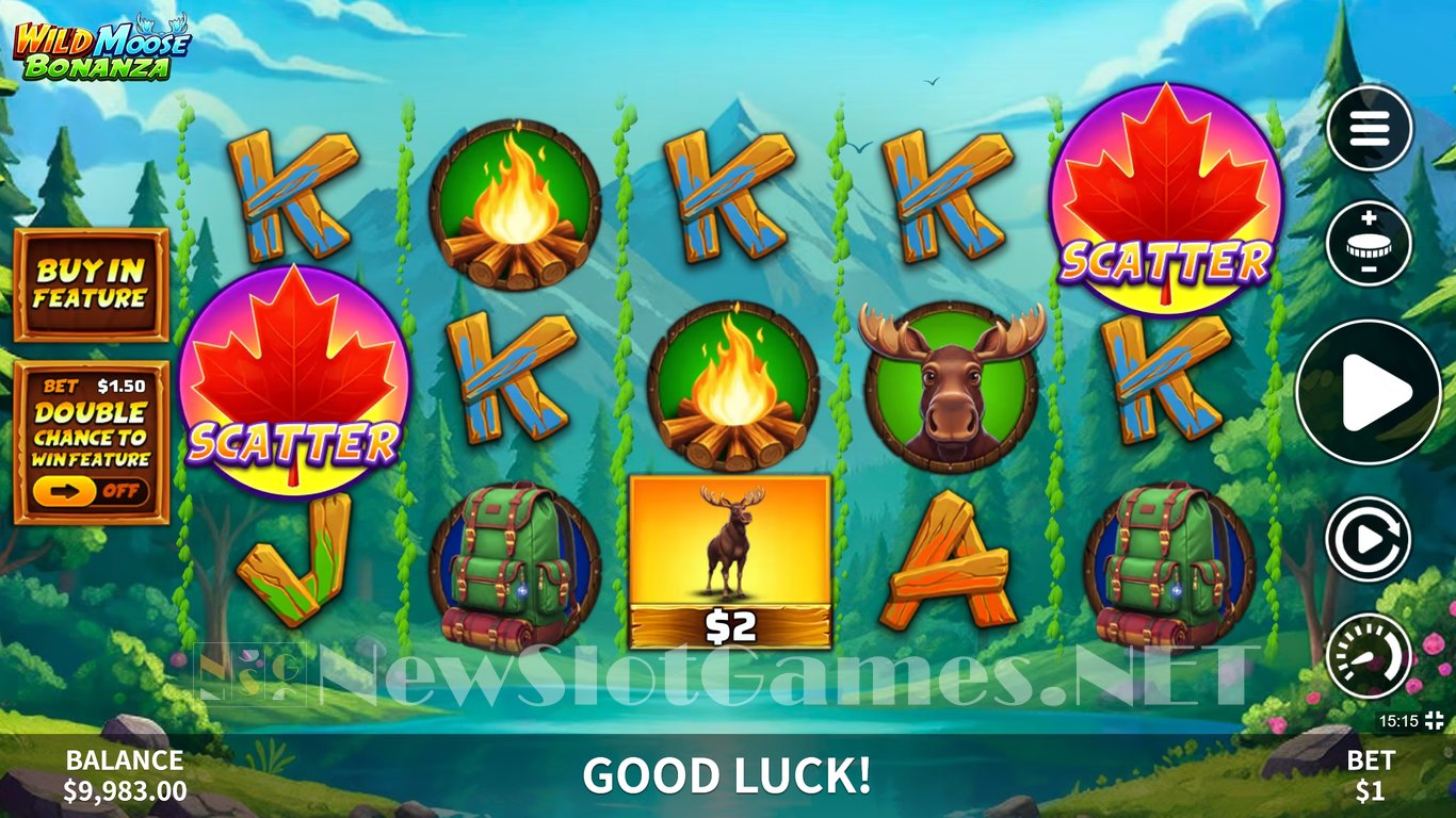 Wild Moose Bonanza Slot Demo Image