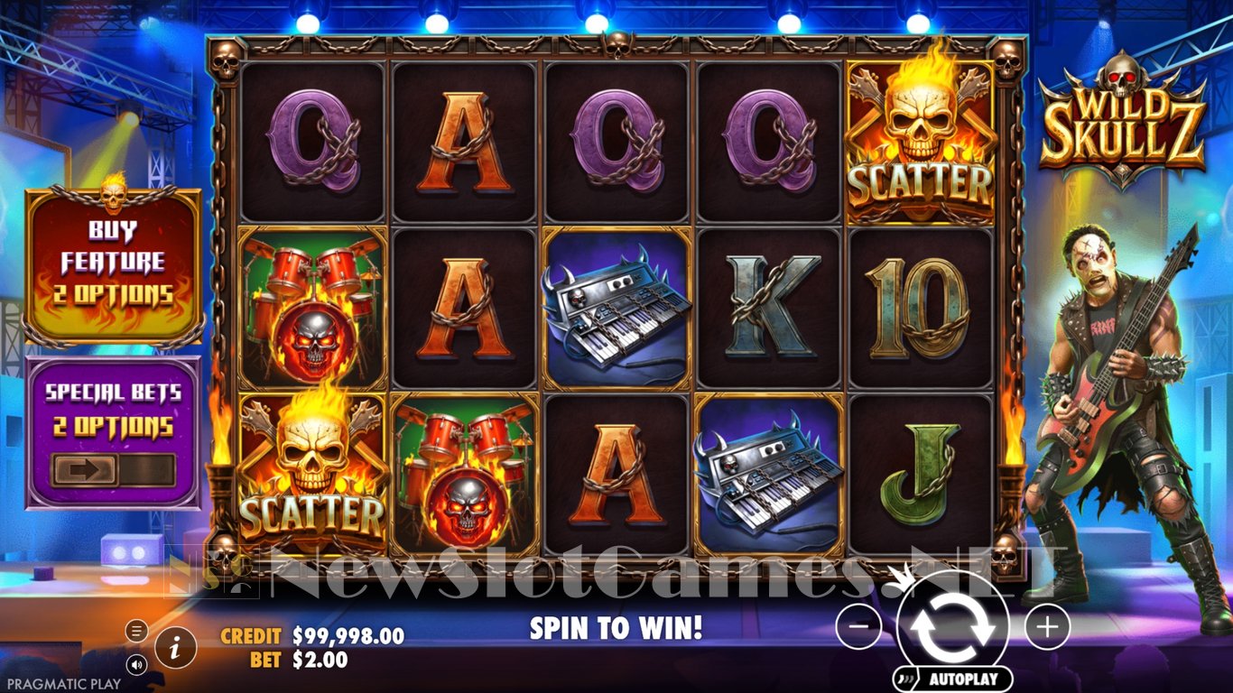 Wild Skullz Slot Demo Image