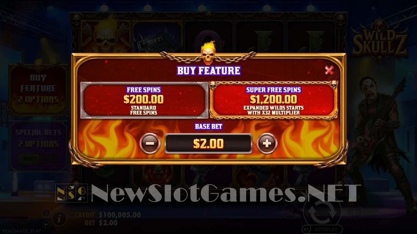 Wild Skullz Slot Slot Image in Demo - pic. 3