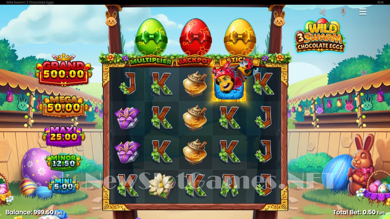 Wild Swarm 3 Chocolate Eggs Slot Demo Image