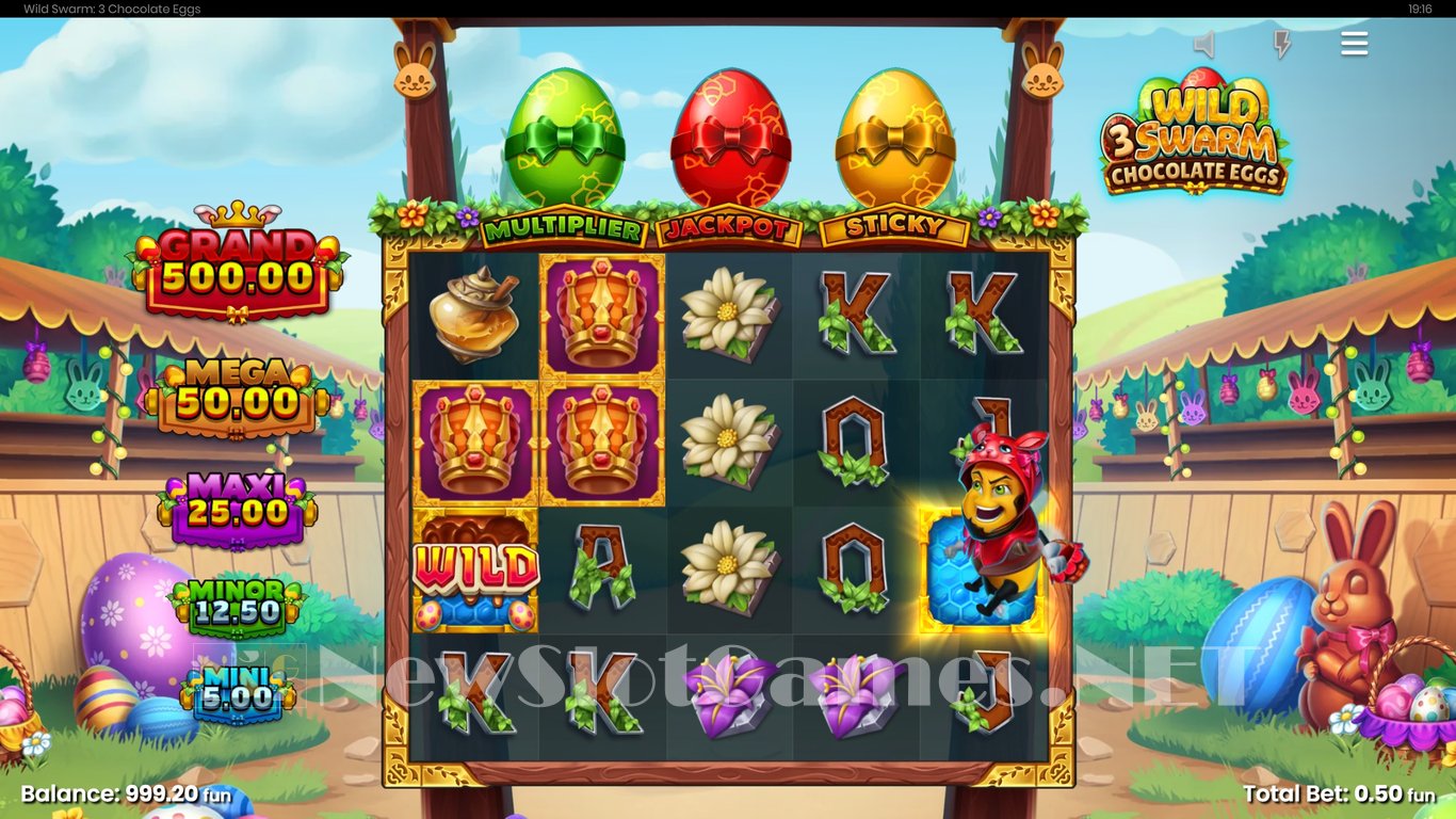 Wild Swarm 3 Chocolate Eggs Slot Slot Image in Demo - pic. 2