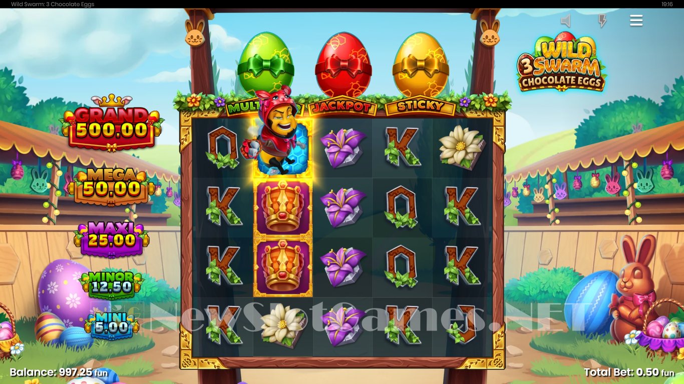 Wild Swarm 3 Chocolate Eggs Slot Slot Image in Demo - pic. 3