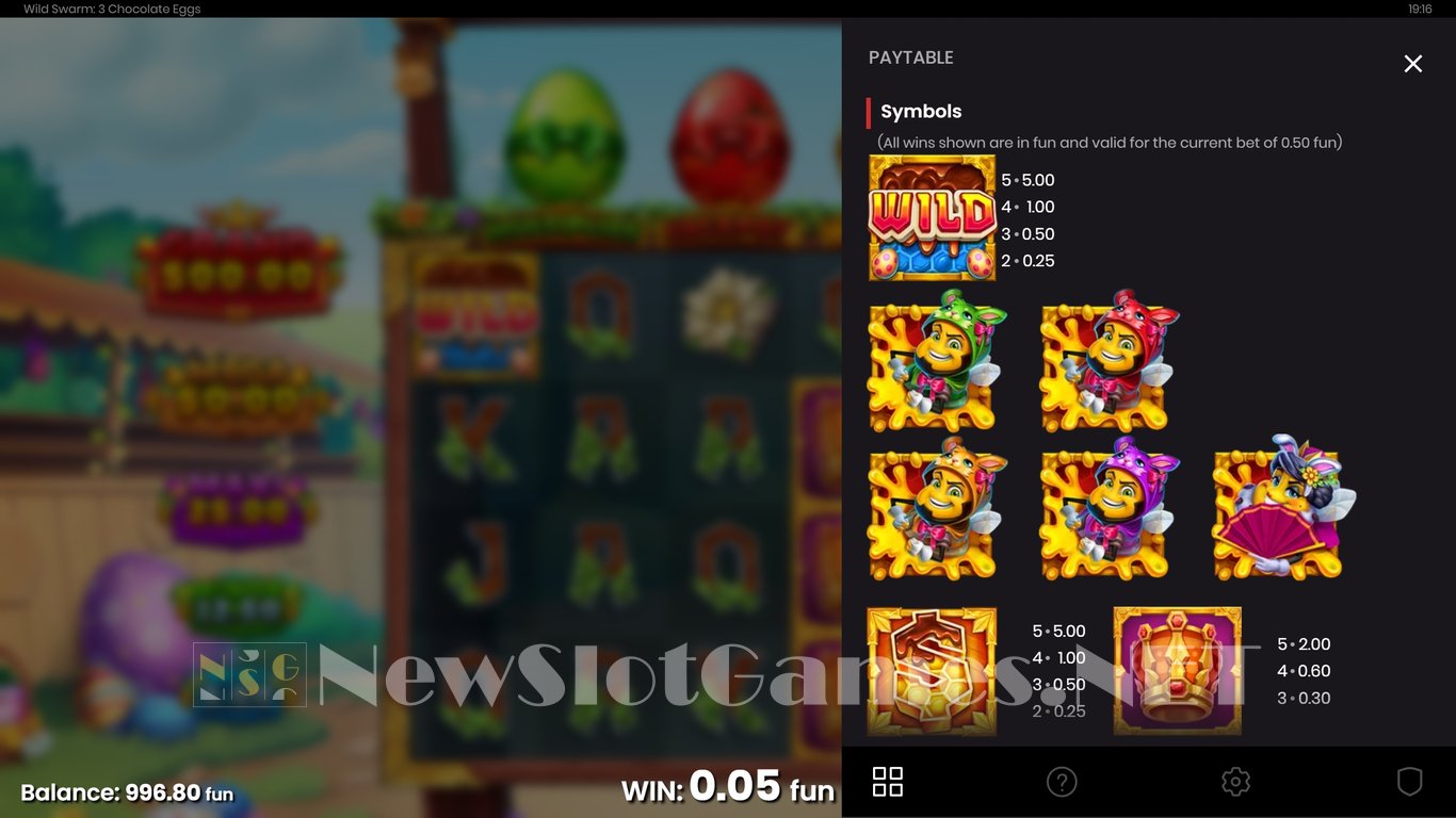 Wild Swarm 3 Chocolate Eggs Slot Slot Image in Demo - pic. 5