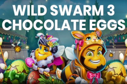 Wild Swarm 3 Chocolate Eggs Slot Logo