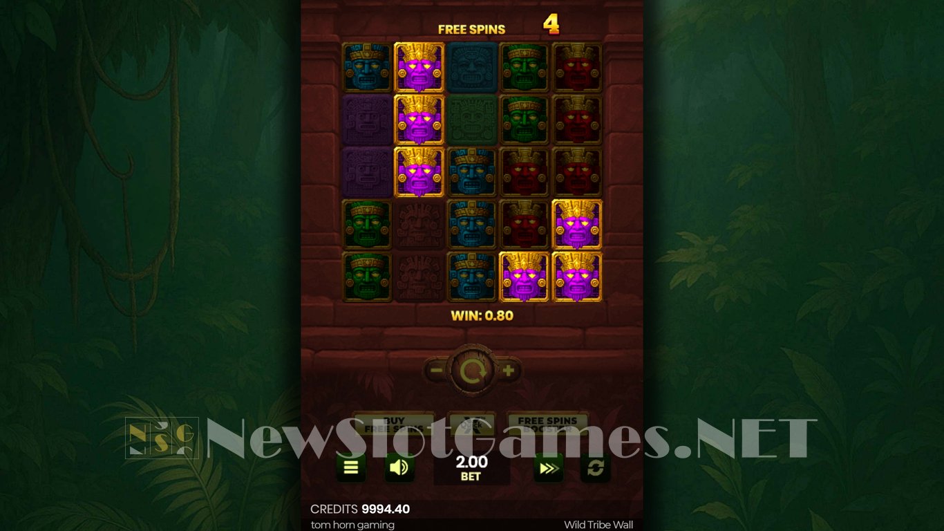Wild Tribe Wall Slot Slot Image in Demo - pic. 8