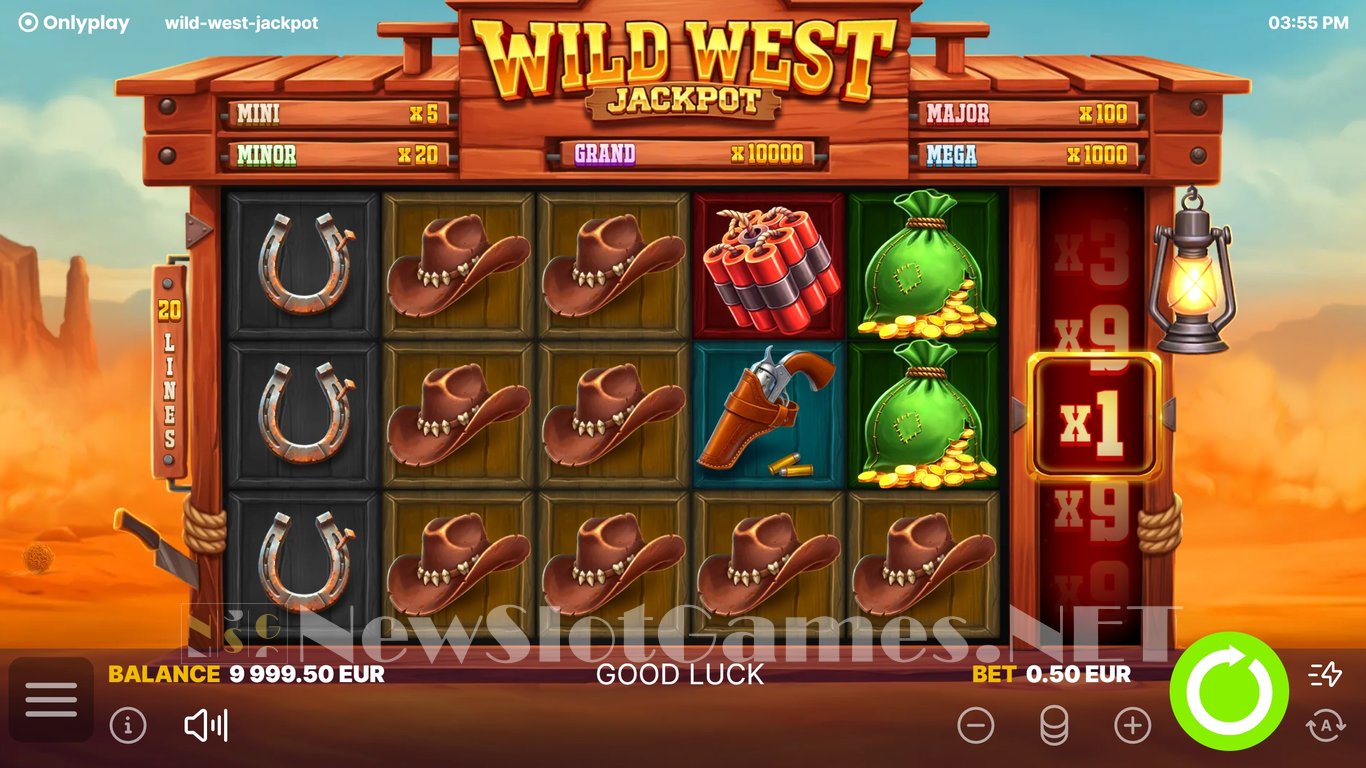 Wild West Jackpot Slot Demo Image