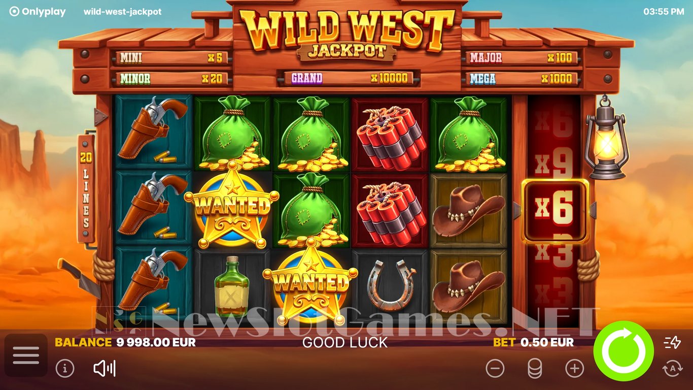Wild West Jackpot Slot Slot Image in Demo - pic. 2