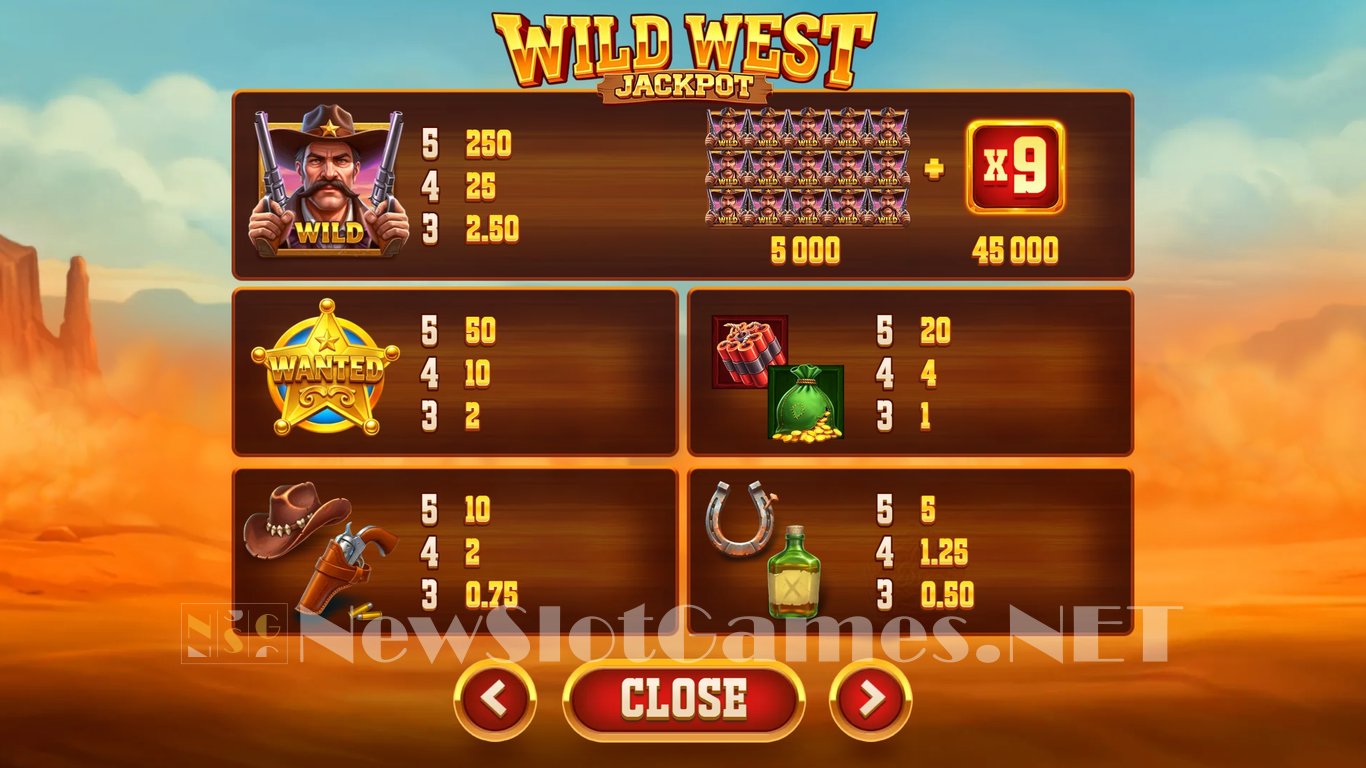 Wild West Jackpot Slot Slot Image in Demo - pic. 4