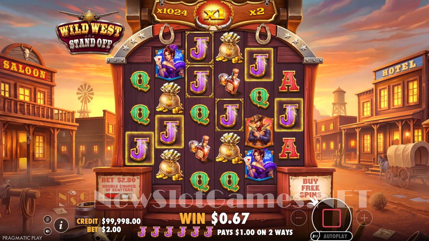 Wild West Standoff Slot Demo Image