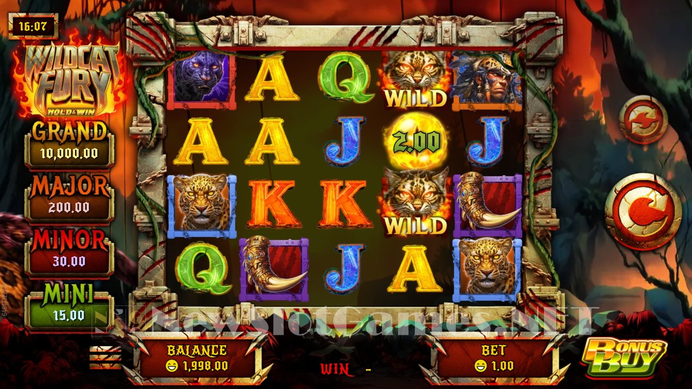 Wildcat Fury Slot Demo Image