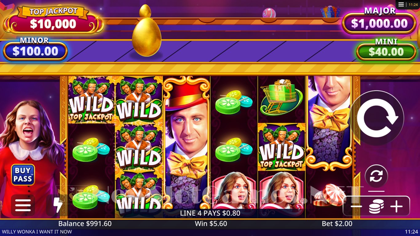 Willy Wonka I Want It Now Slot Slot Image in Demo - pic. 3