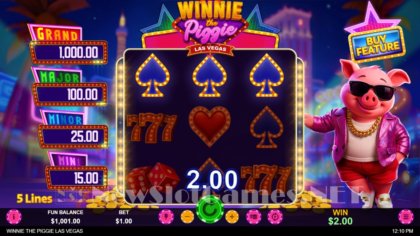 Winnie the Piggy Las Vegas Slot Demo Image