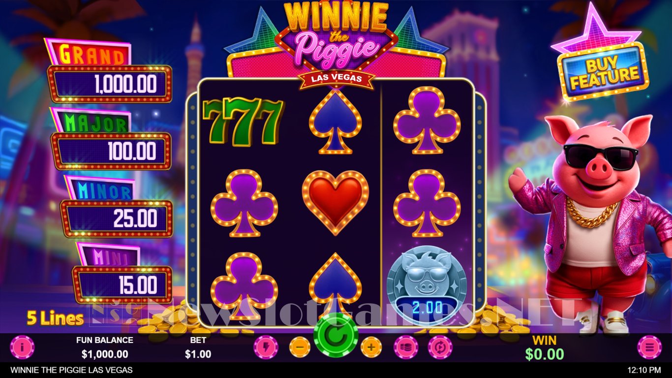 Winnie the Piggy Las Vegas Slot Slot Image in Demo - pic. 2