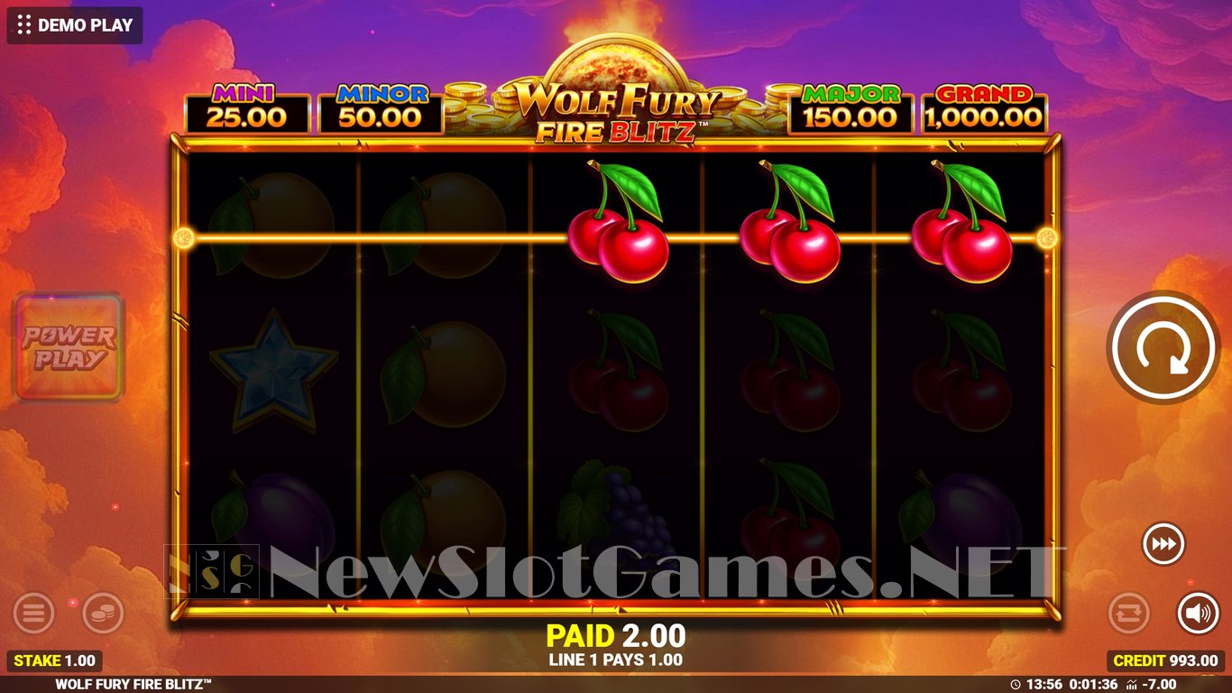 Wolf Fury Fire Blitz Slot Slot Image in Demo - pic. 3
